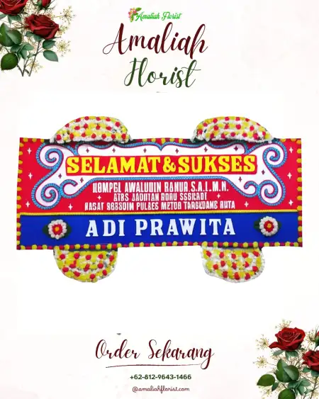 Papan Bunga Ucapan Selamat Lenek